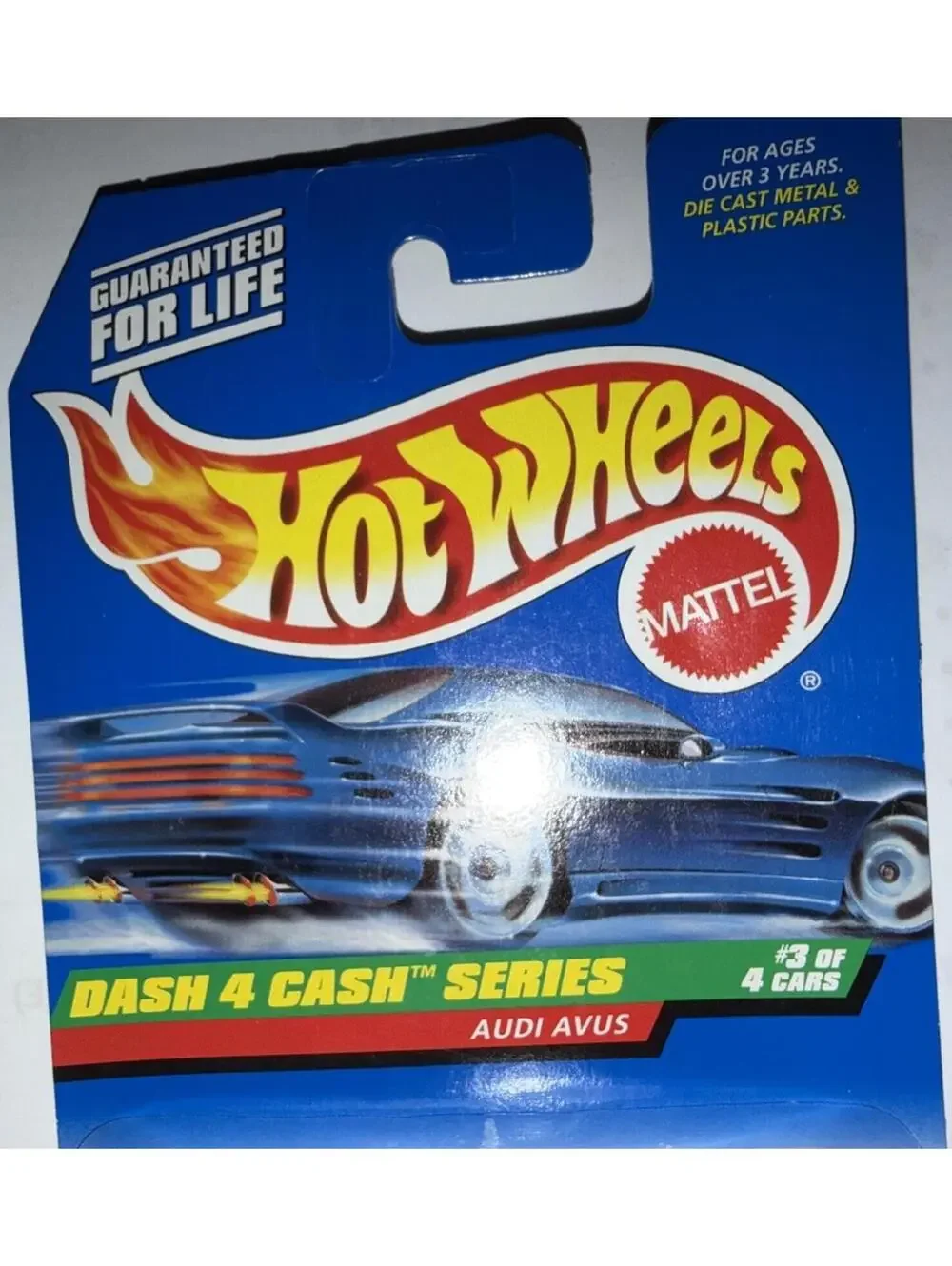 Hot Wheels Dash 4 Cash Audi Avus 1972 1:64 Diecast Car - Black/Gold (18789)